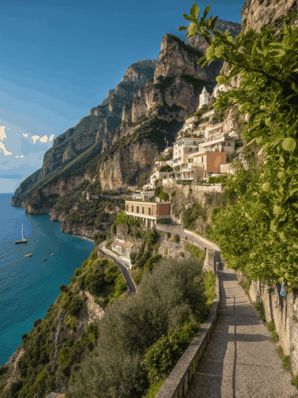 Amalfi-part, Olaszország
